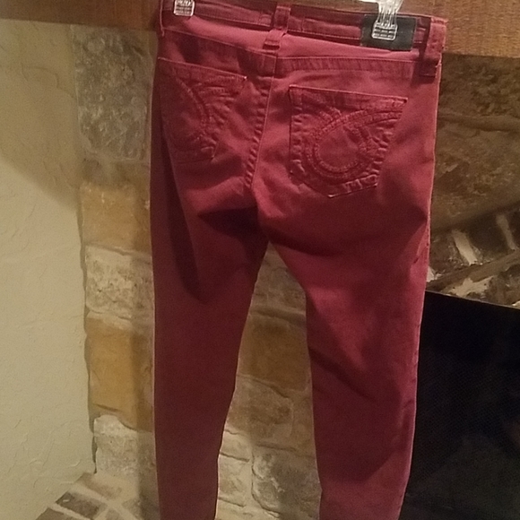 Jean's, Burgundy, skinny - Picture 2 of 4